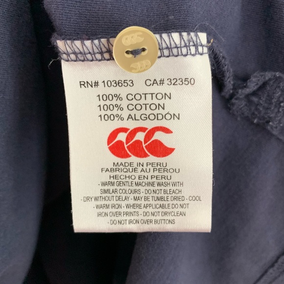 Nordstrom | Navy Blue Long Sleeve Polo | sz XL | NWOT - Picture 8 of 11